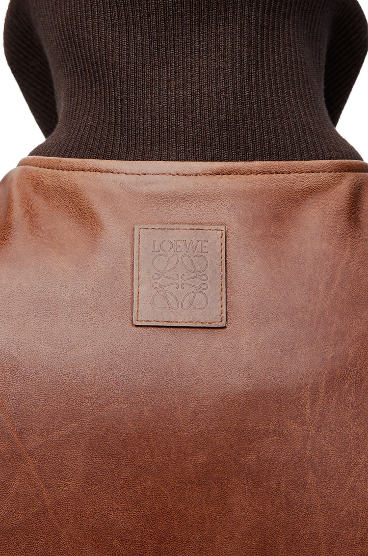 LOEWE ZIP-UP JACKET IN NAPPA LAMBSKIN