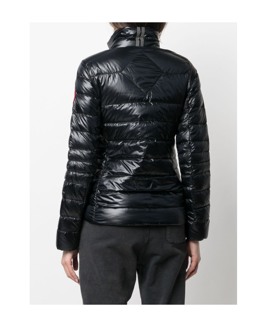 Canada Goose Logo-patch Padded Jacket In Black