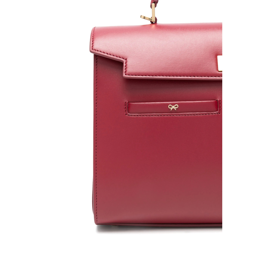 Anya Hindmarch Mortimer Handbag In Bordeaux Red