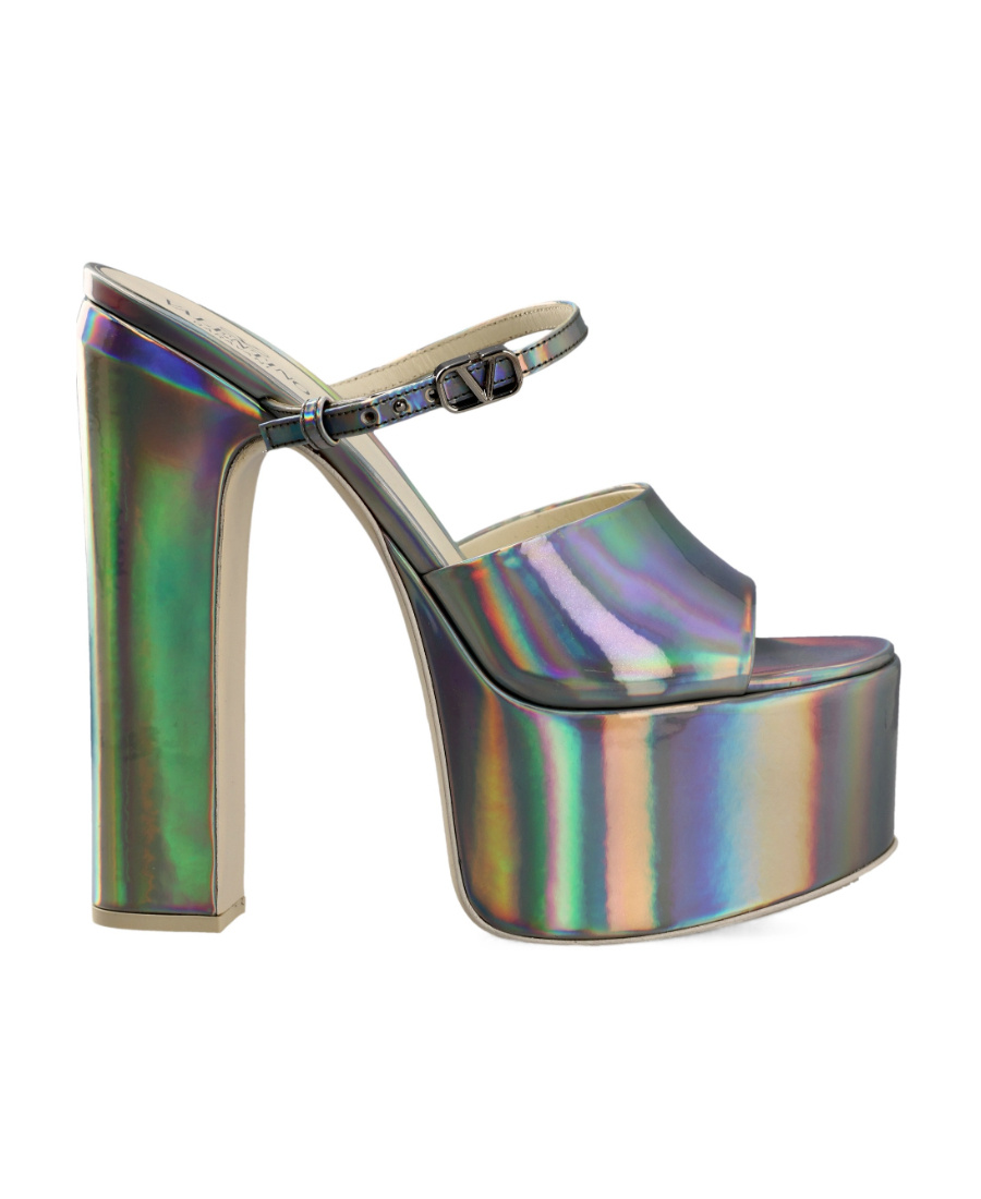 VALENTINO GARAVANI ROUND-HEADED OPEN-TOED HIGH-HEEL SANDALS