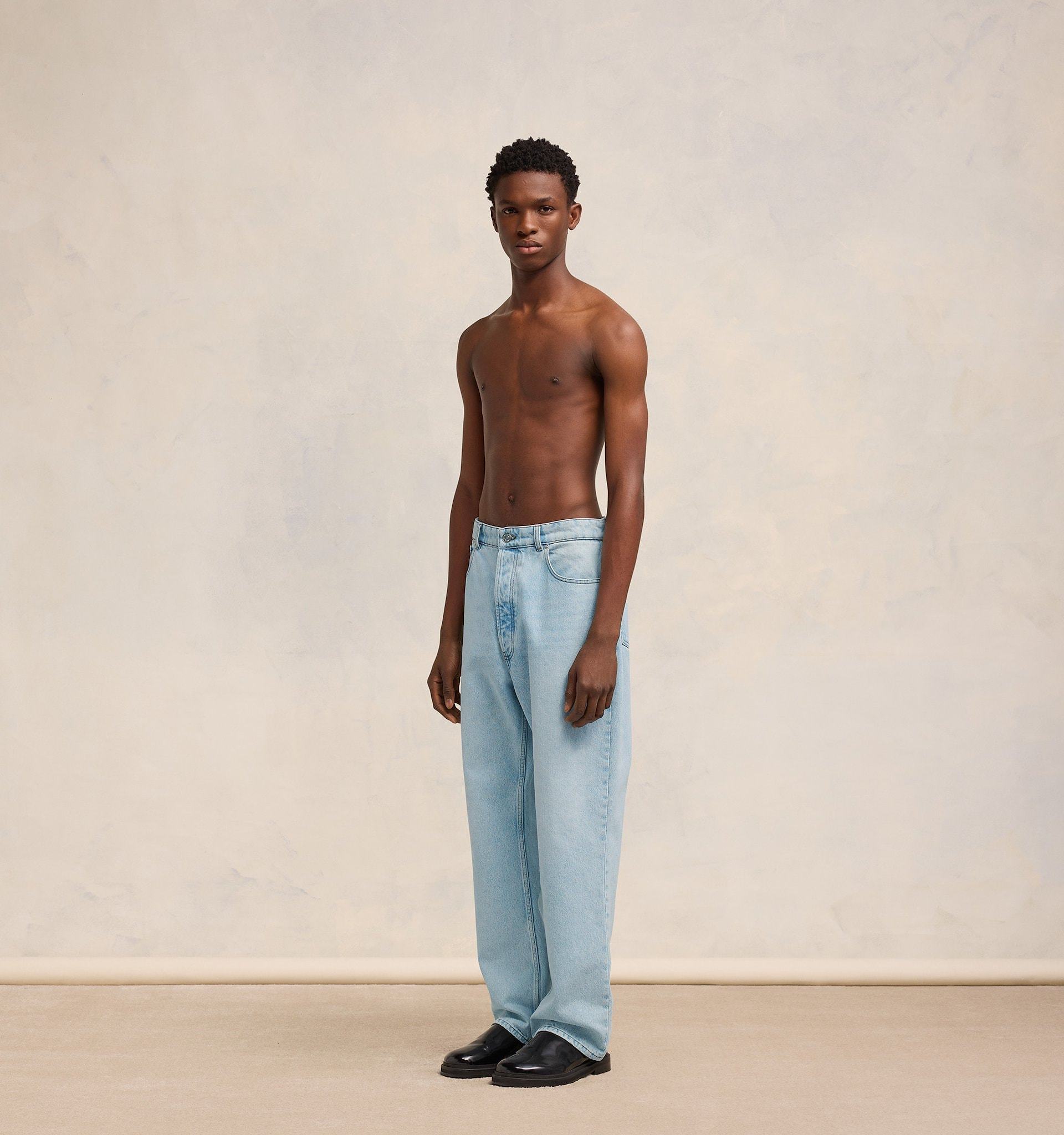 Ami Alexandre Mattiussi Mid-rise Straight-leg Jeans In Blue
