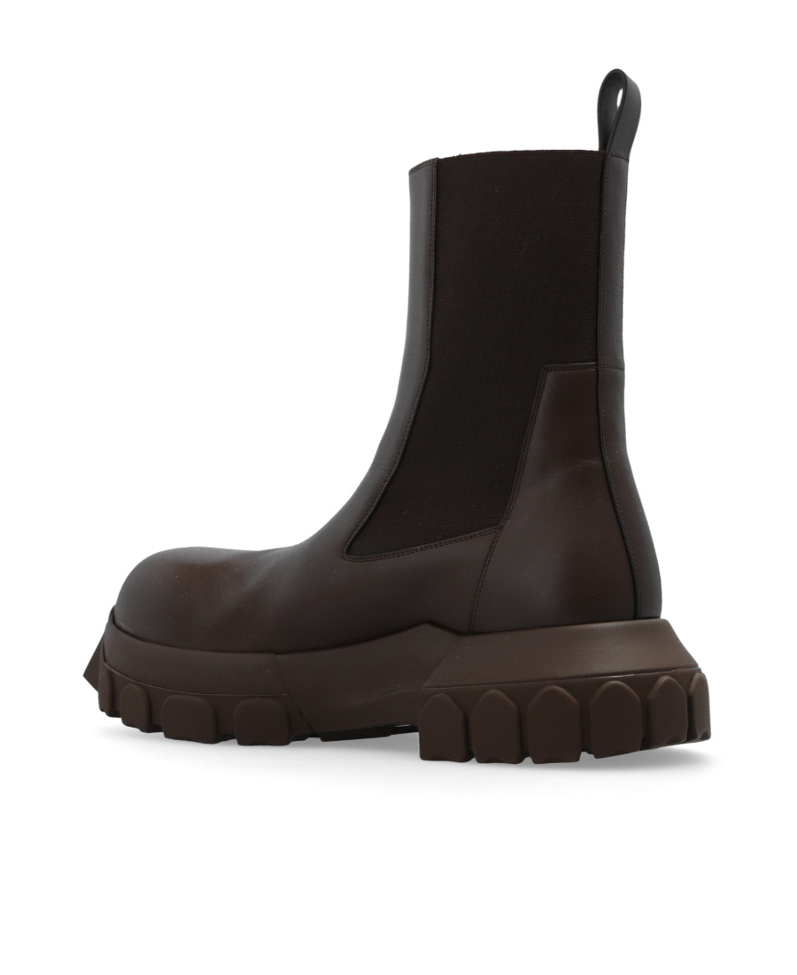 Rick Owens Edfu Track Boots In Black