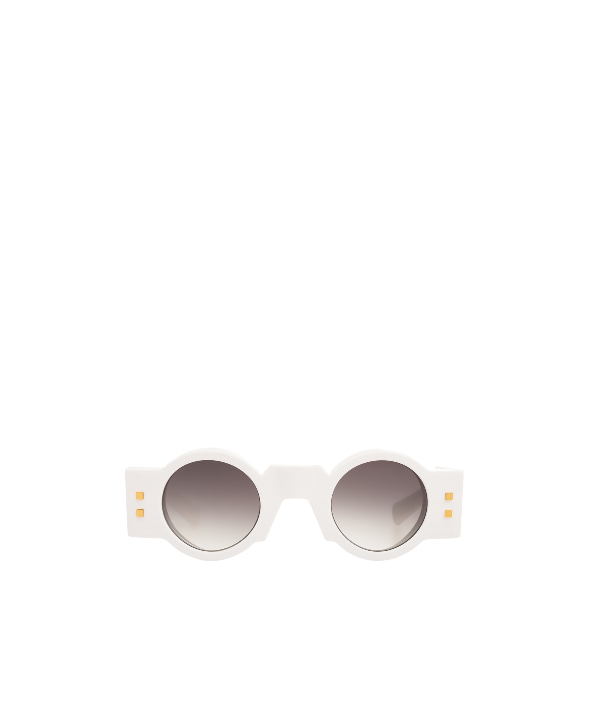 Balmain Olivier Round-frame Sunglasses In White
