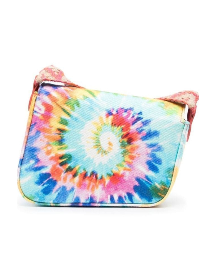 Palm Angels Tie-dye Asymmetric Bag In Blue