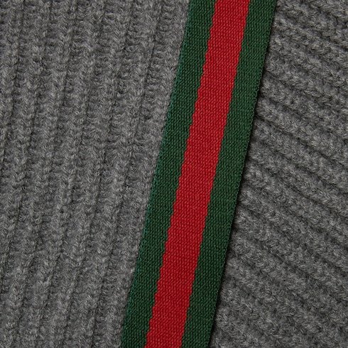 Gucci Cashmere And Wool Sweater In Gray