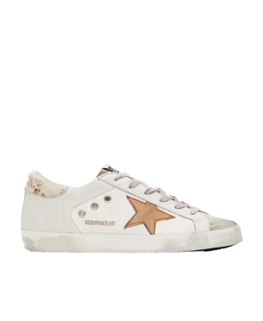 Golden Goose Super-star Low-top Casual Shoes In White