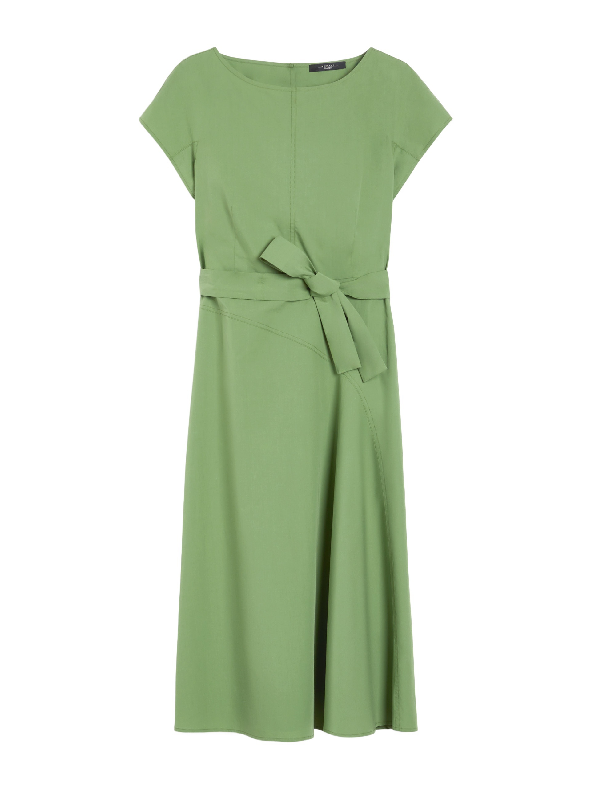 Weekend Max Mara Abito Magma In Popeline In Green