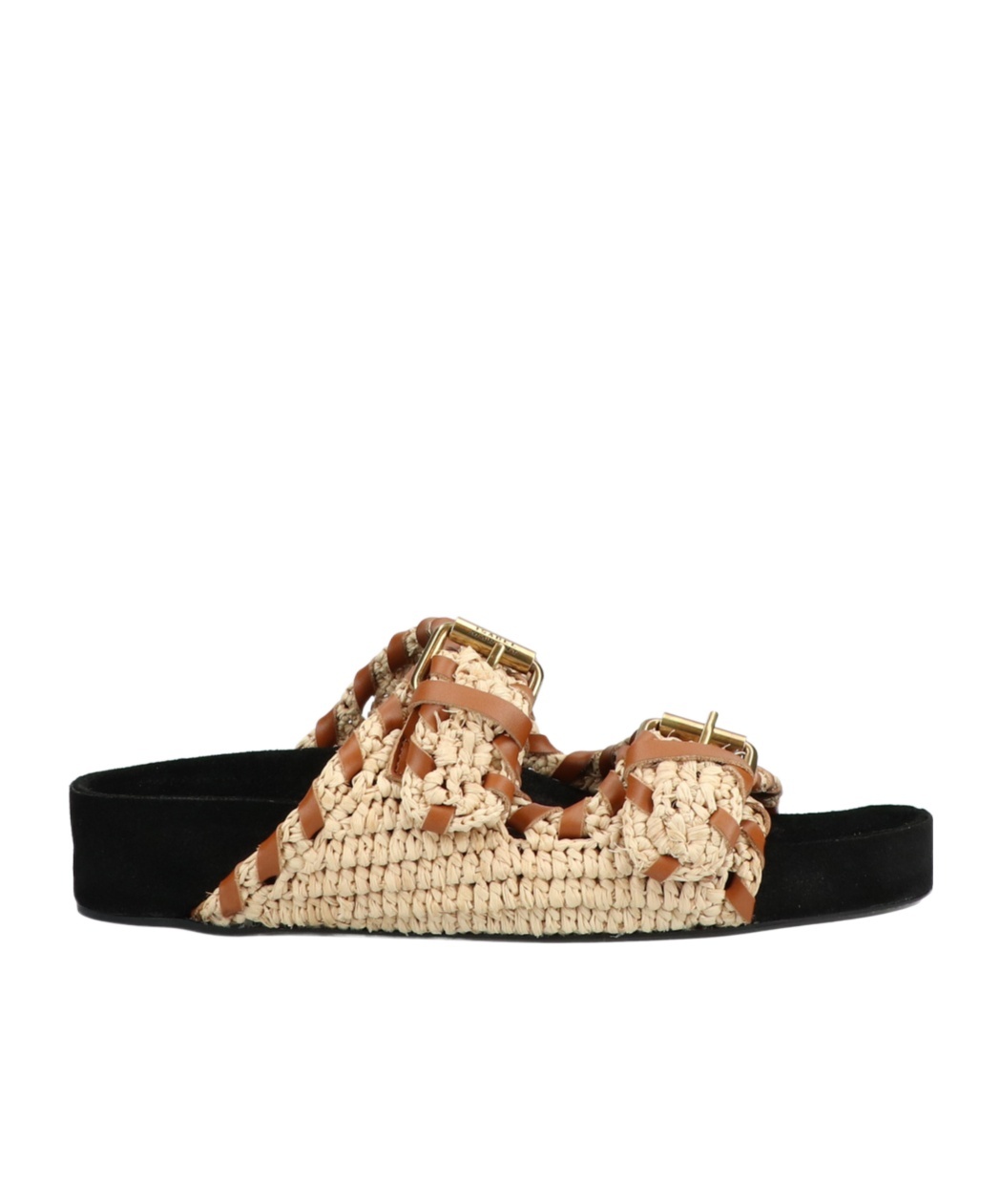 Isabel Marant Round Head Slippers In Nude