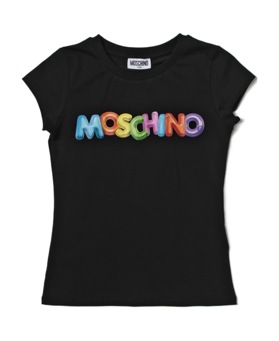 MOSCHINO LOGO-PRINT SHORT-SLEEVE T-SHIRT