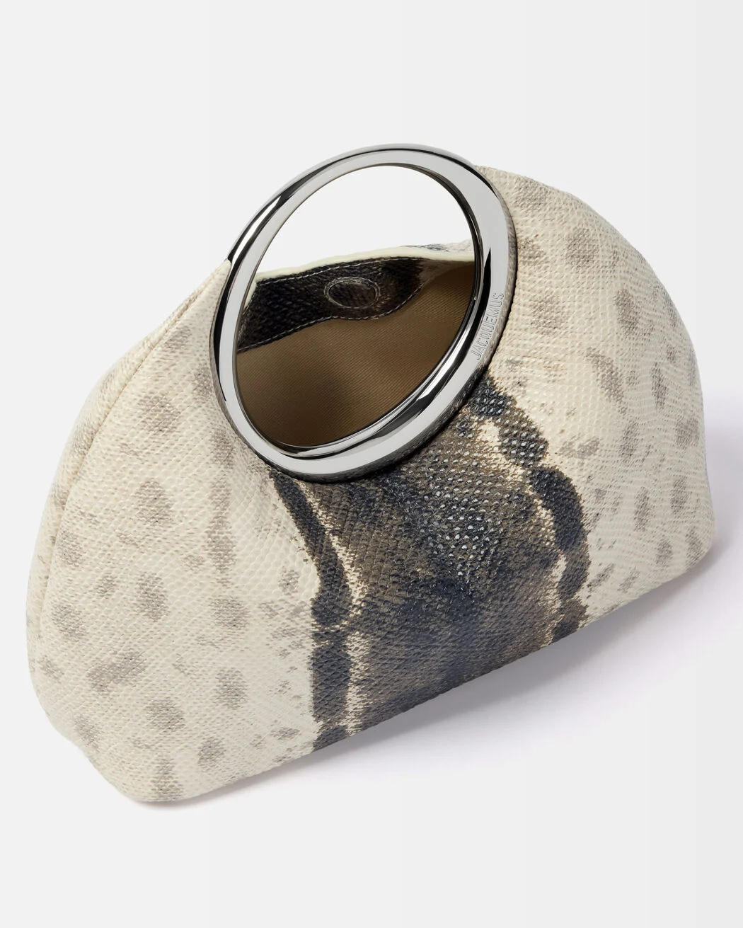 Jacquemus Calino Snakeskin-print Tote Bag In Multi