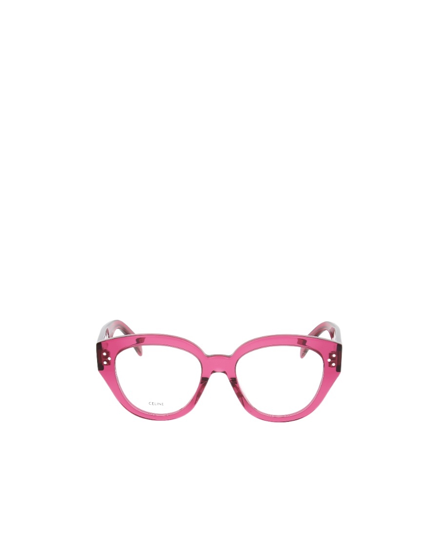 Celine Logo Glasses In Pink