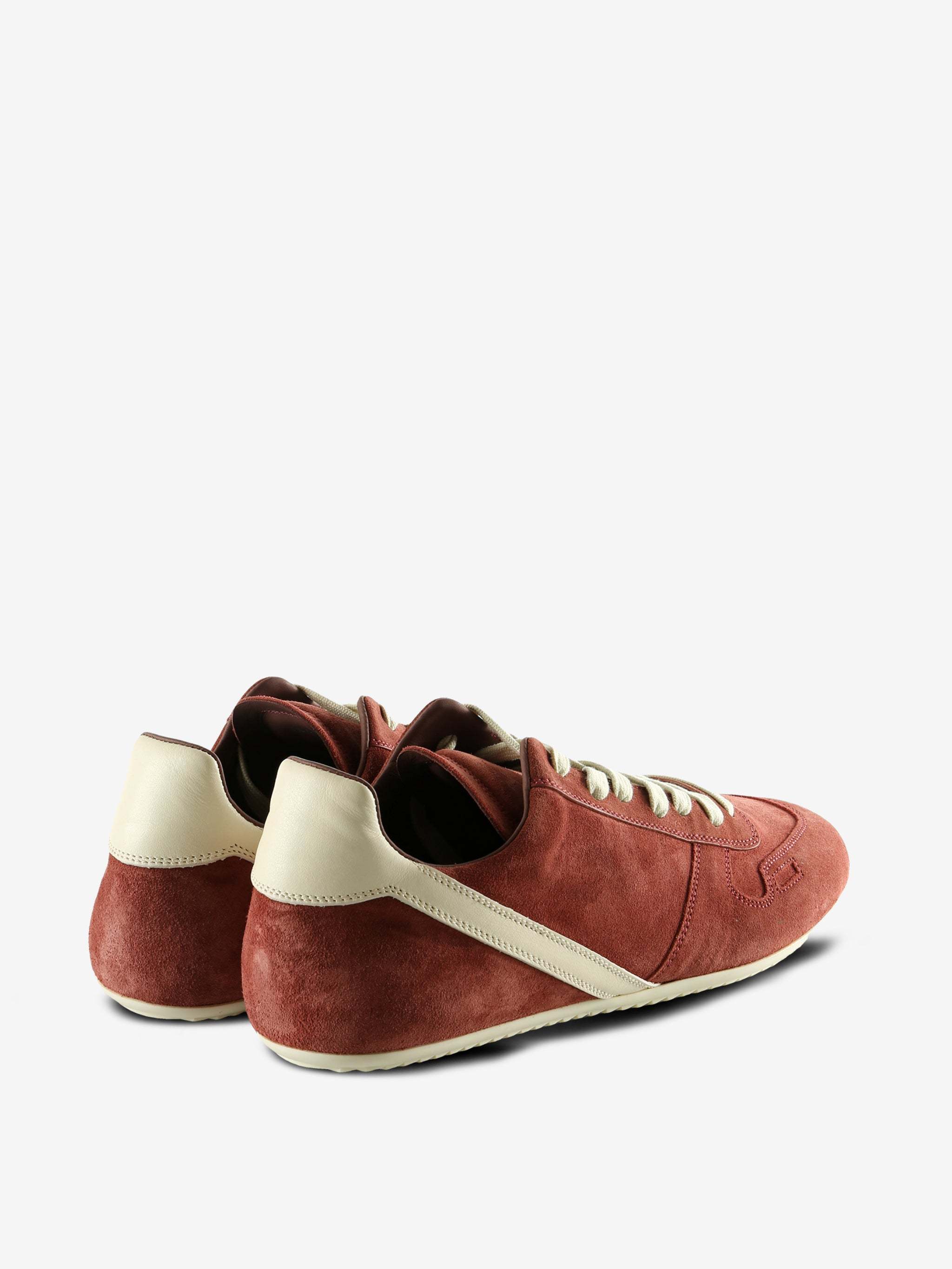 Rick Owens Round-toe Sneakers In Brown