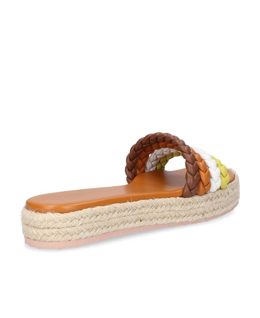 GIANVITO ROSSI LOGO SLIPPERS
