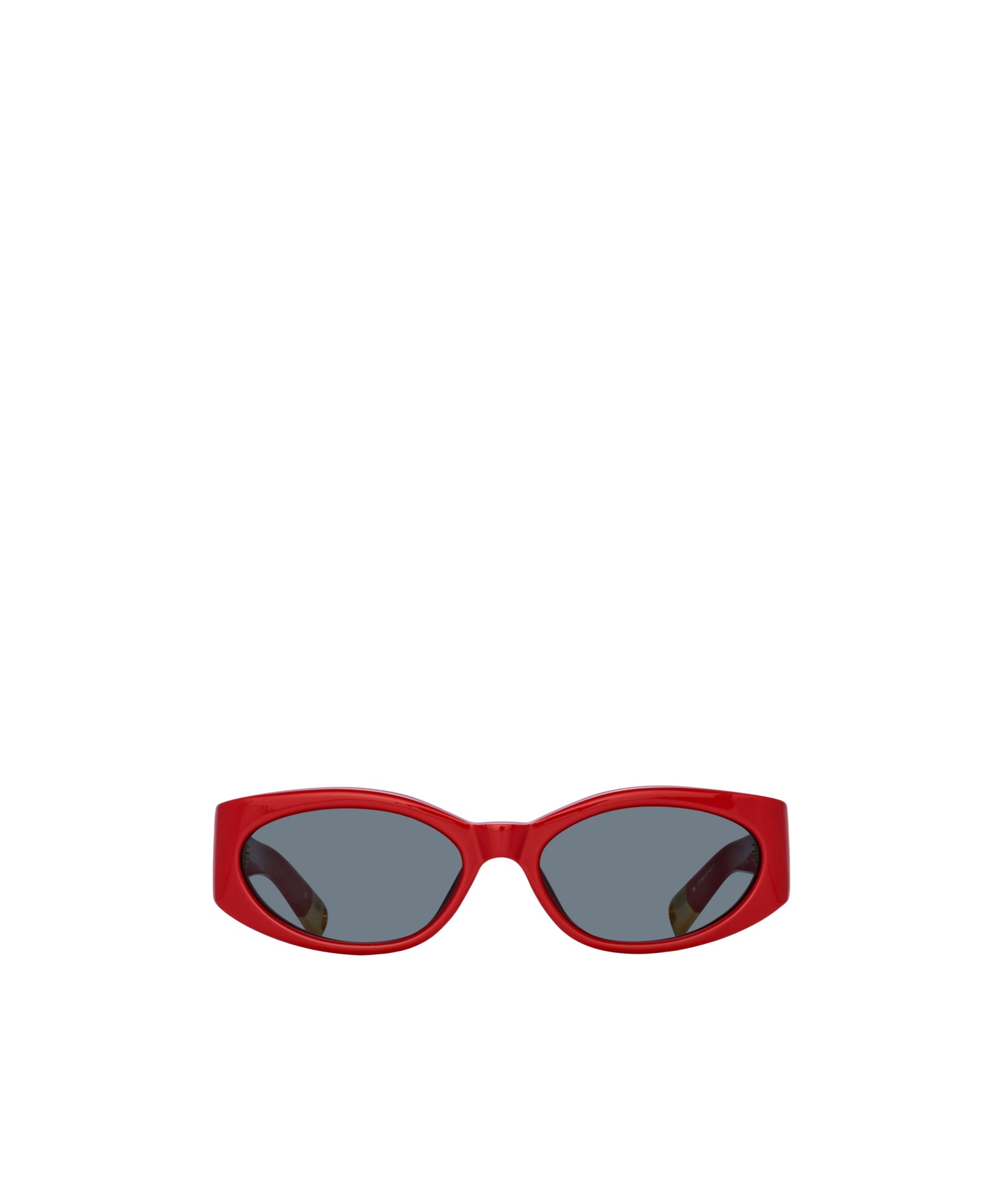 Jacquemus Logo Sunglasses In Gray