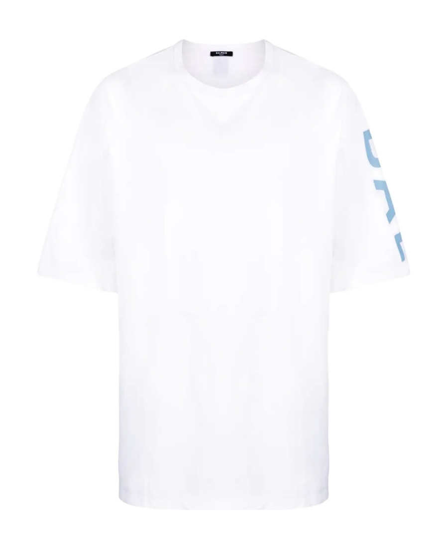 BALMAIN LOGO-PRINT T-SHIRT