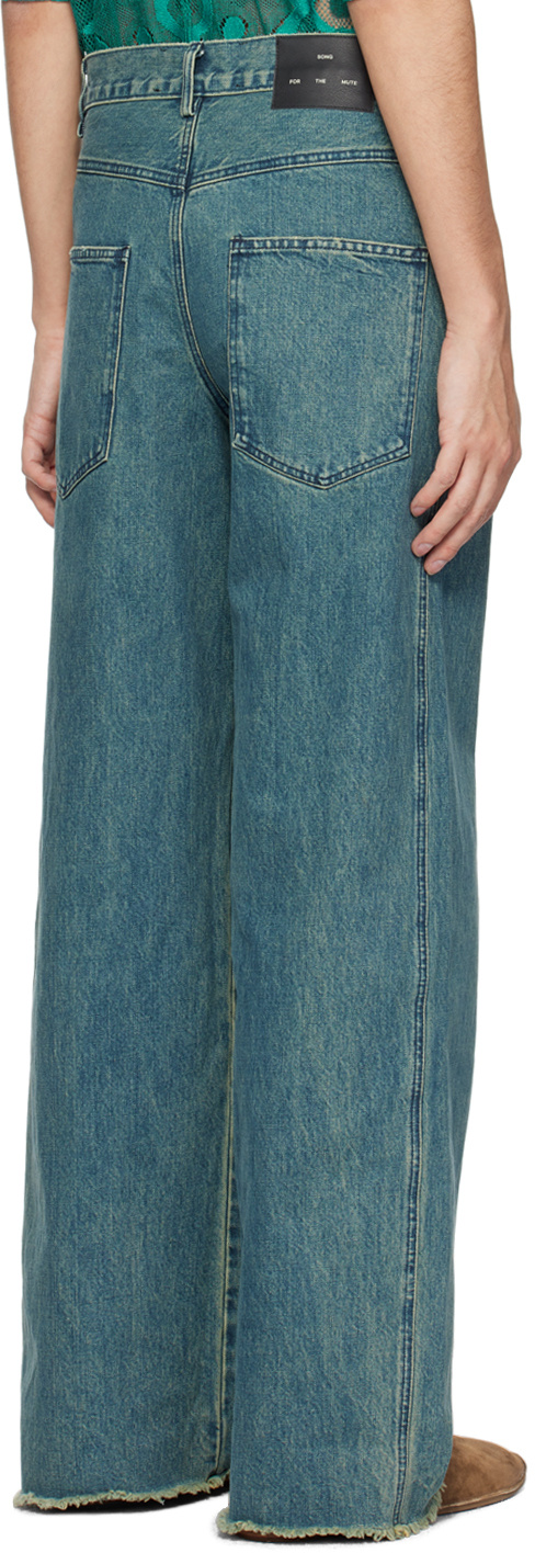 Song For The Mute Straight Jeans In Green
