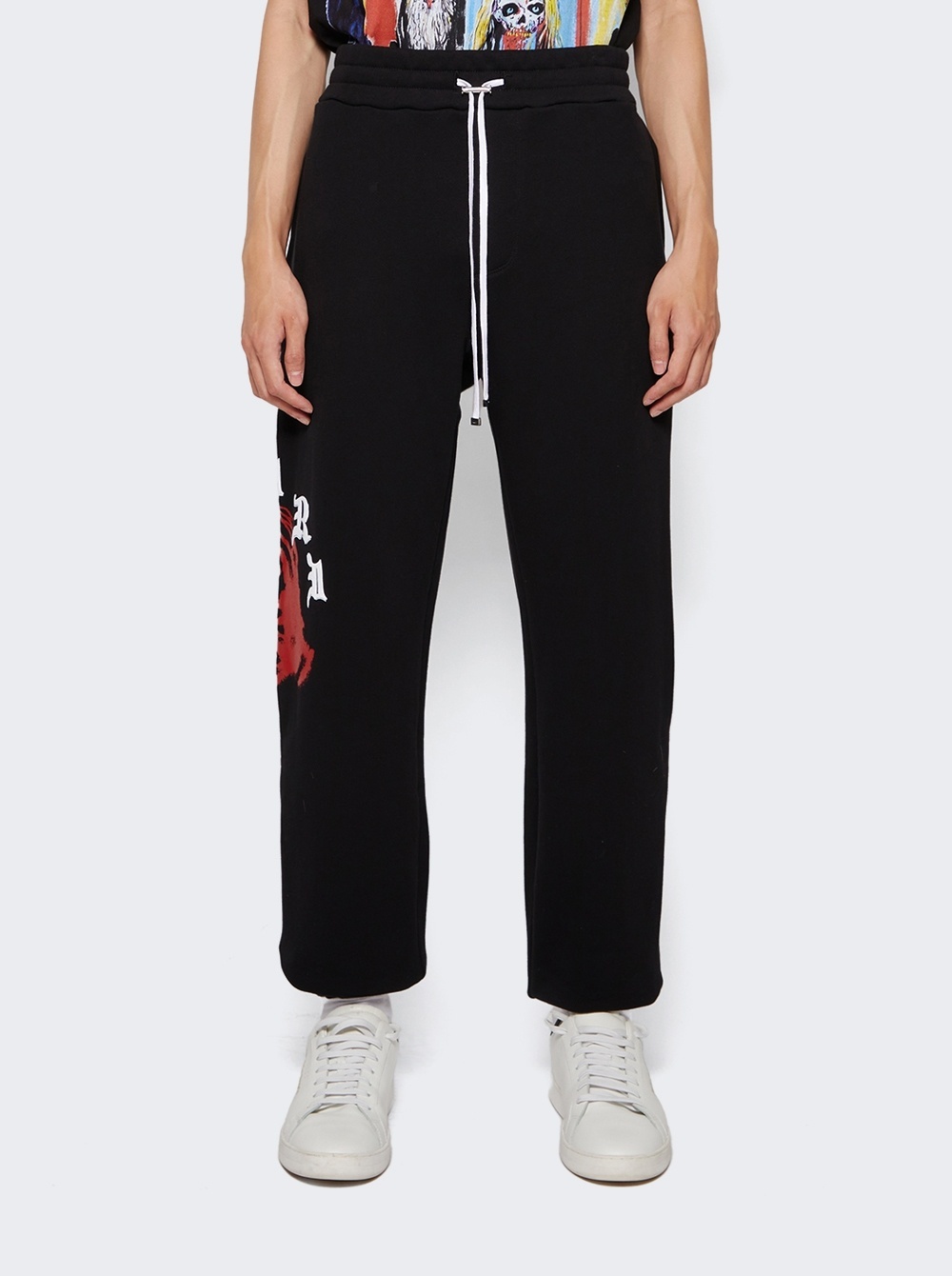 Amiri Logo-print Track Pants In Black