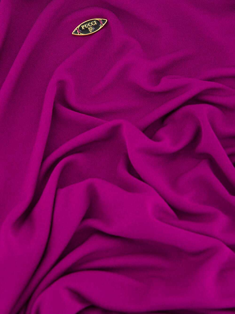 Pucci Long-sleeve Bodysuit In Purple