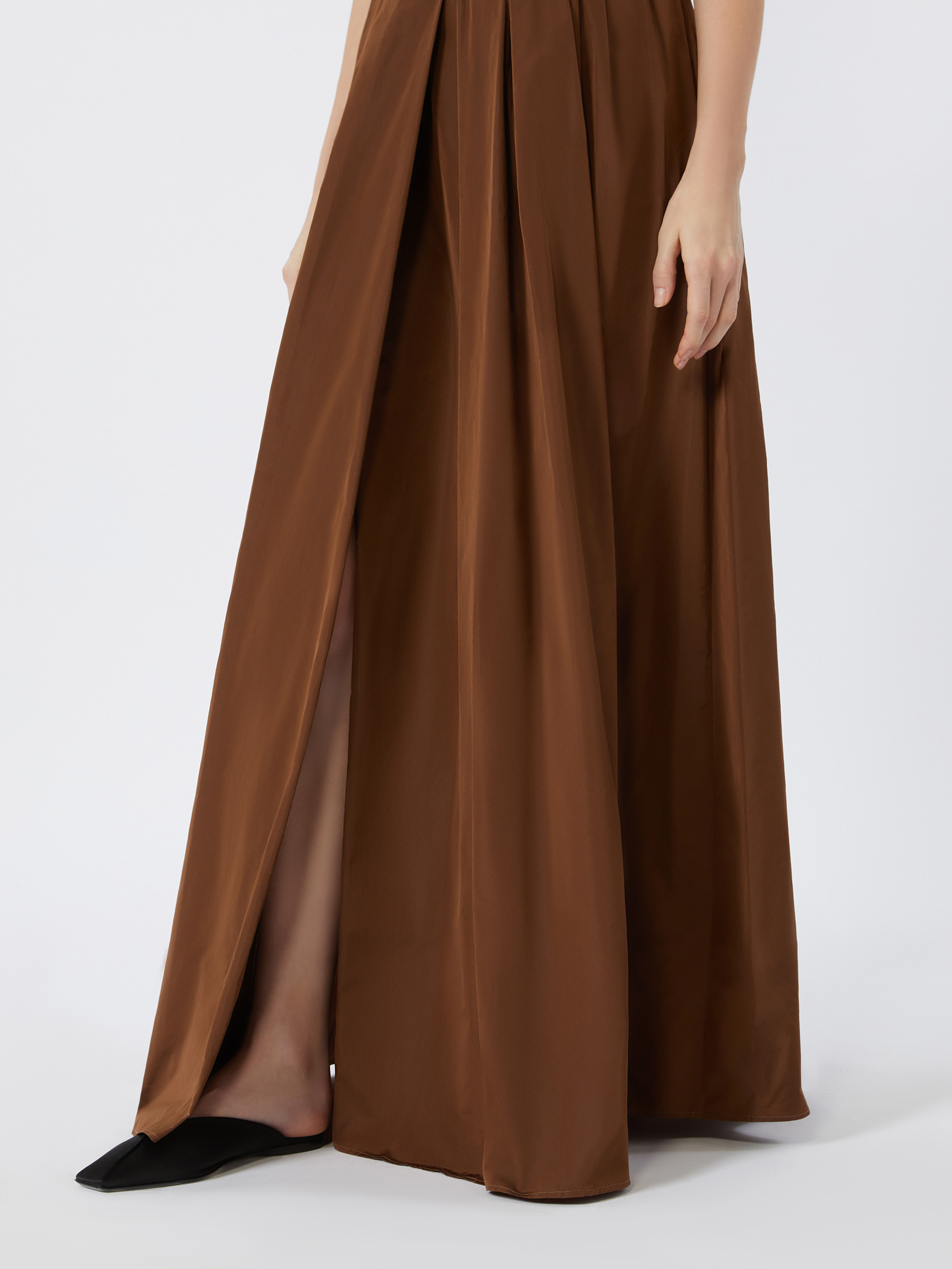 Max Mara Long Taffeta Skirt