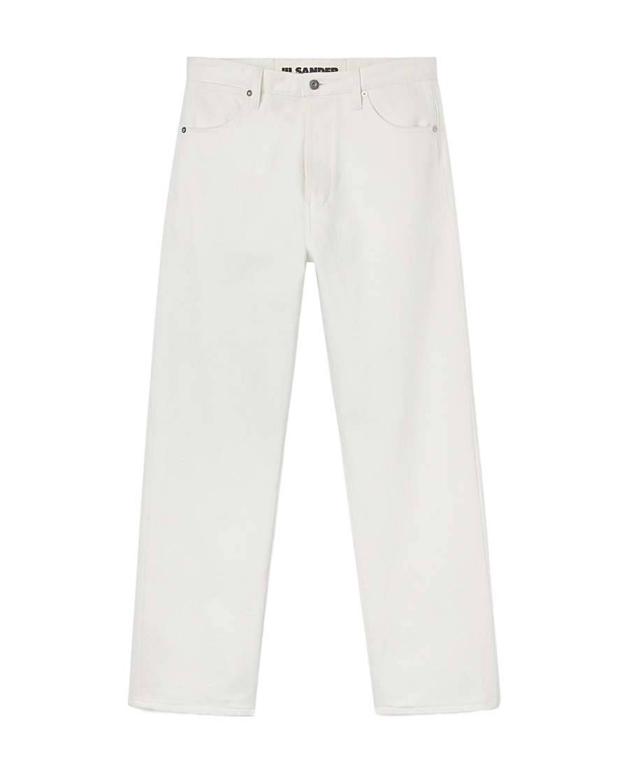 Jil Sander Mid-rise Straight-leg Jeans In White