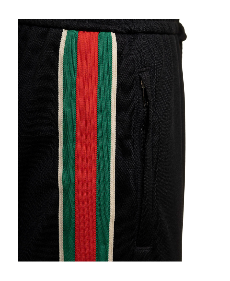 GUCCI LOGO-PATCH JOGGING BOTTOMS 