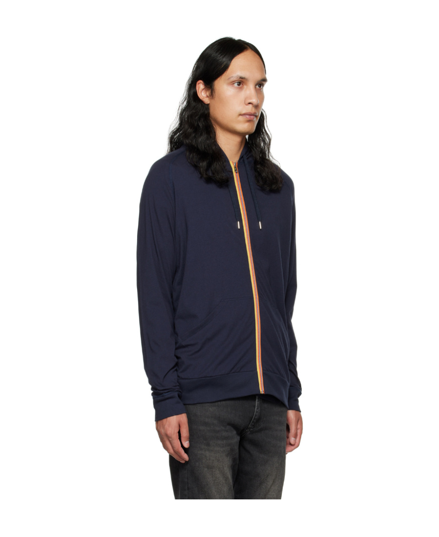 PAUL SMITH LOGO HOODED CASUAL JACKET