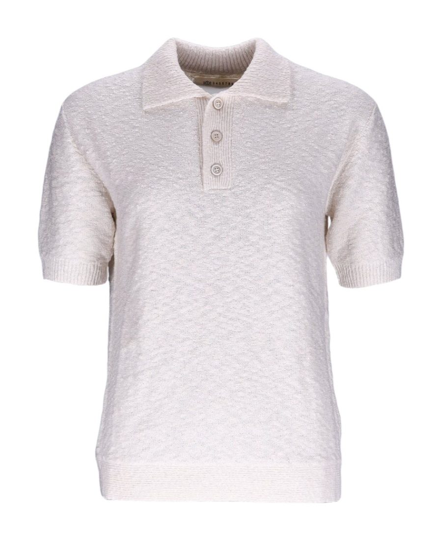 MAISON MARGIELA MAISON MARGIELA SHORT-SLEEVED KNITTED POLO-SHIRT