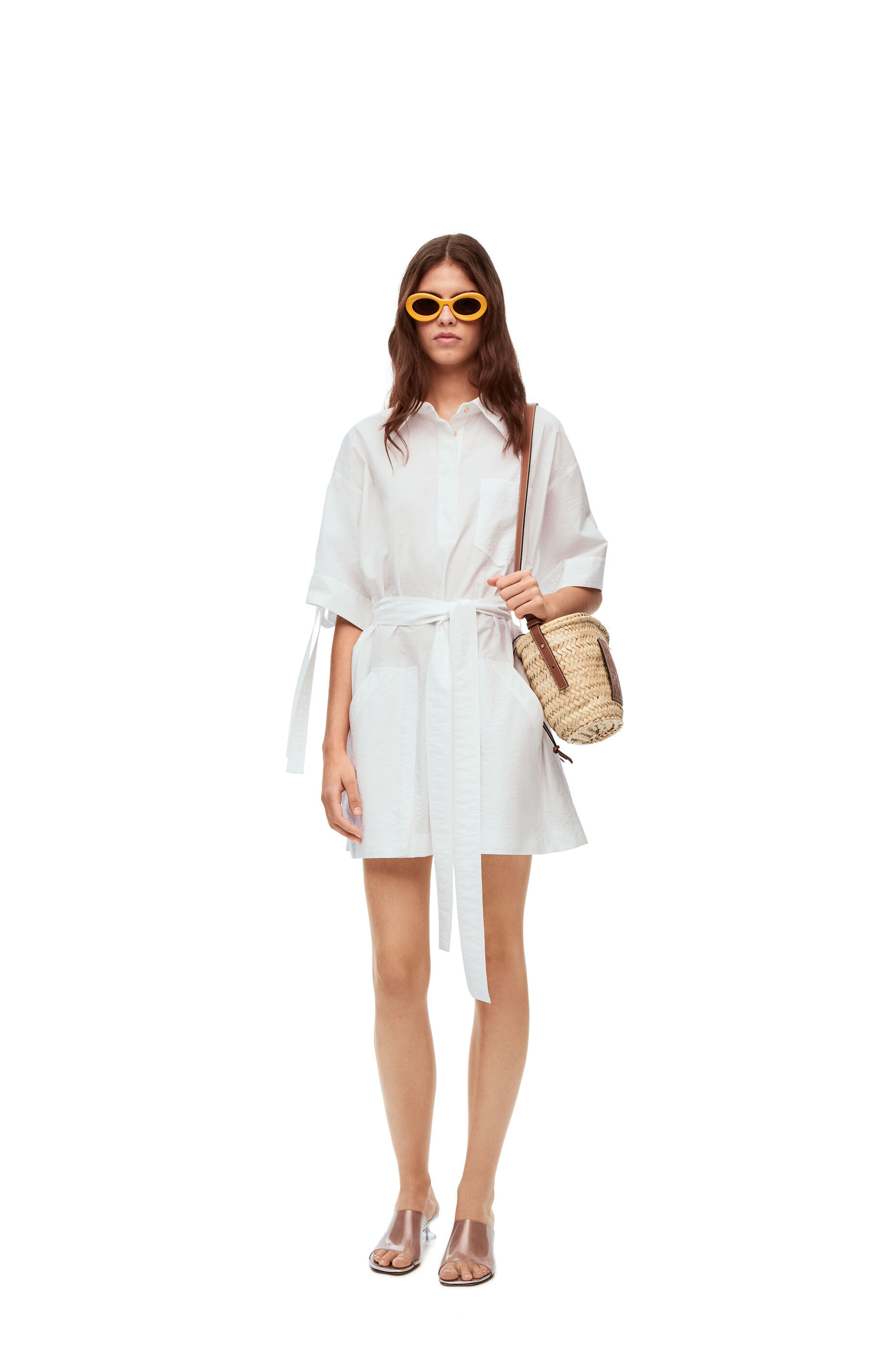 Loewe Workwear Mini Dress In Cotton