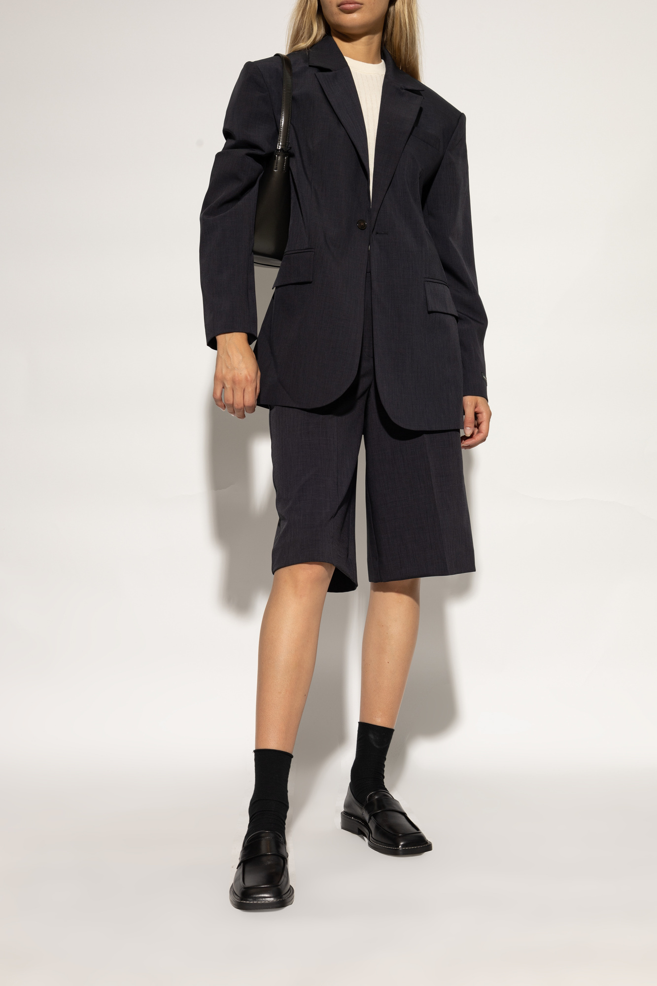 Wandler Lucy Leather Loafers In Black