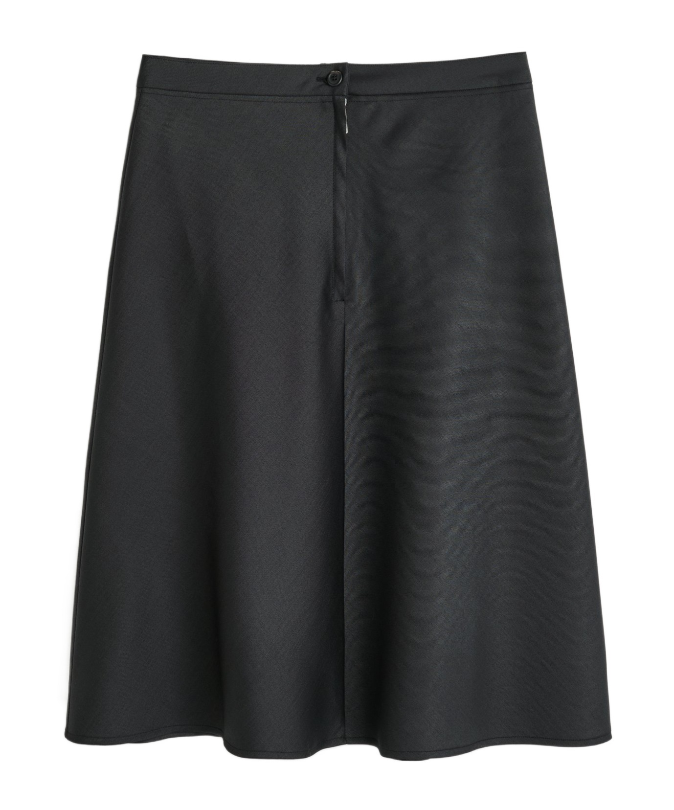 Shop Our Legacy Curtain High-rise Wool Skirt In Black