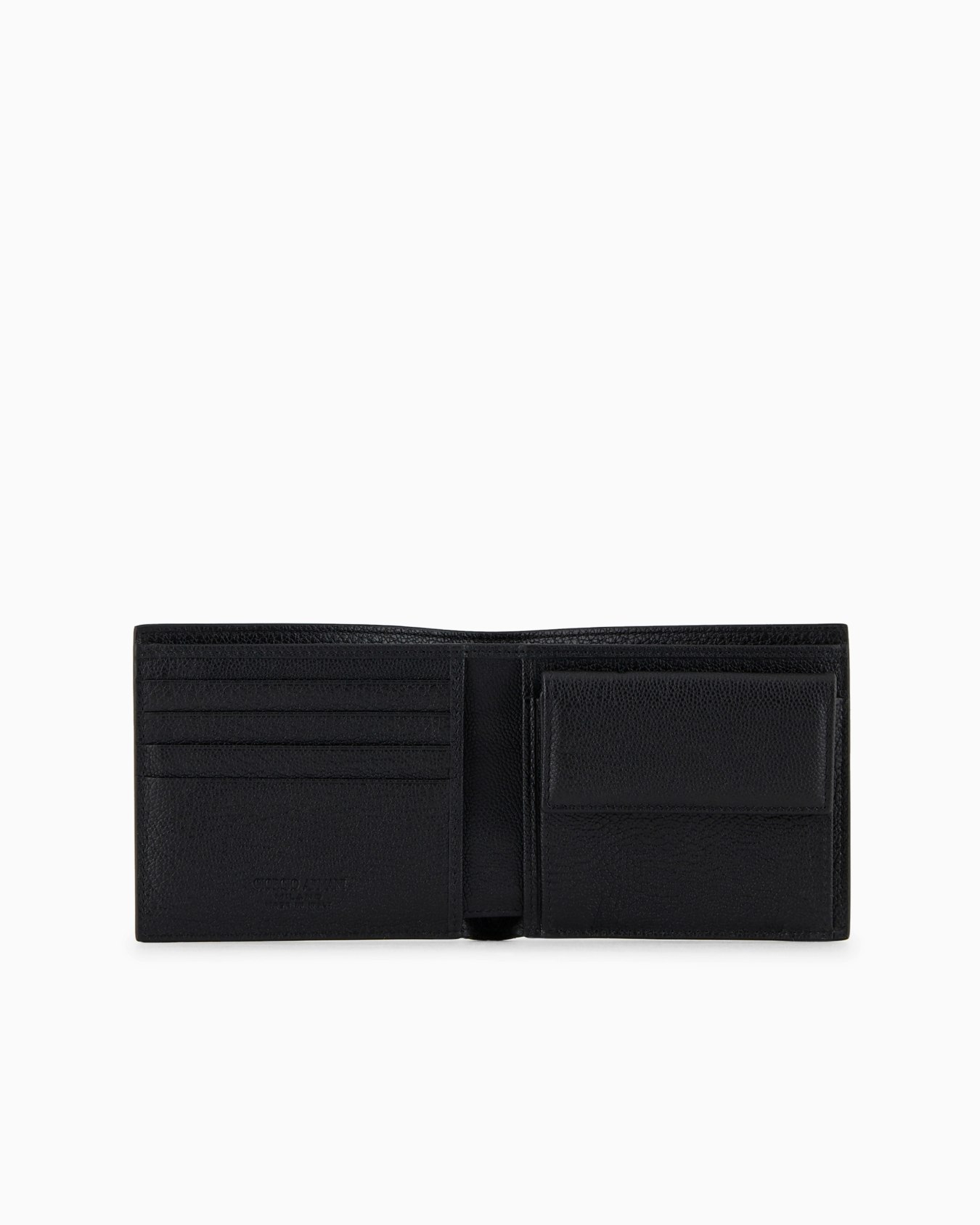 Giorgio Armani Grained-textured Leather Wallet