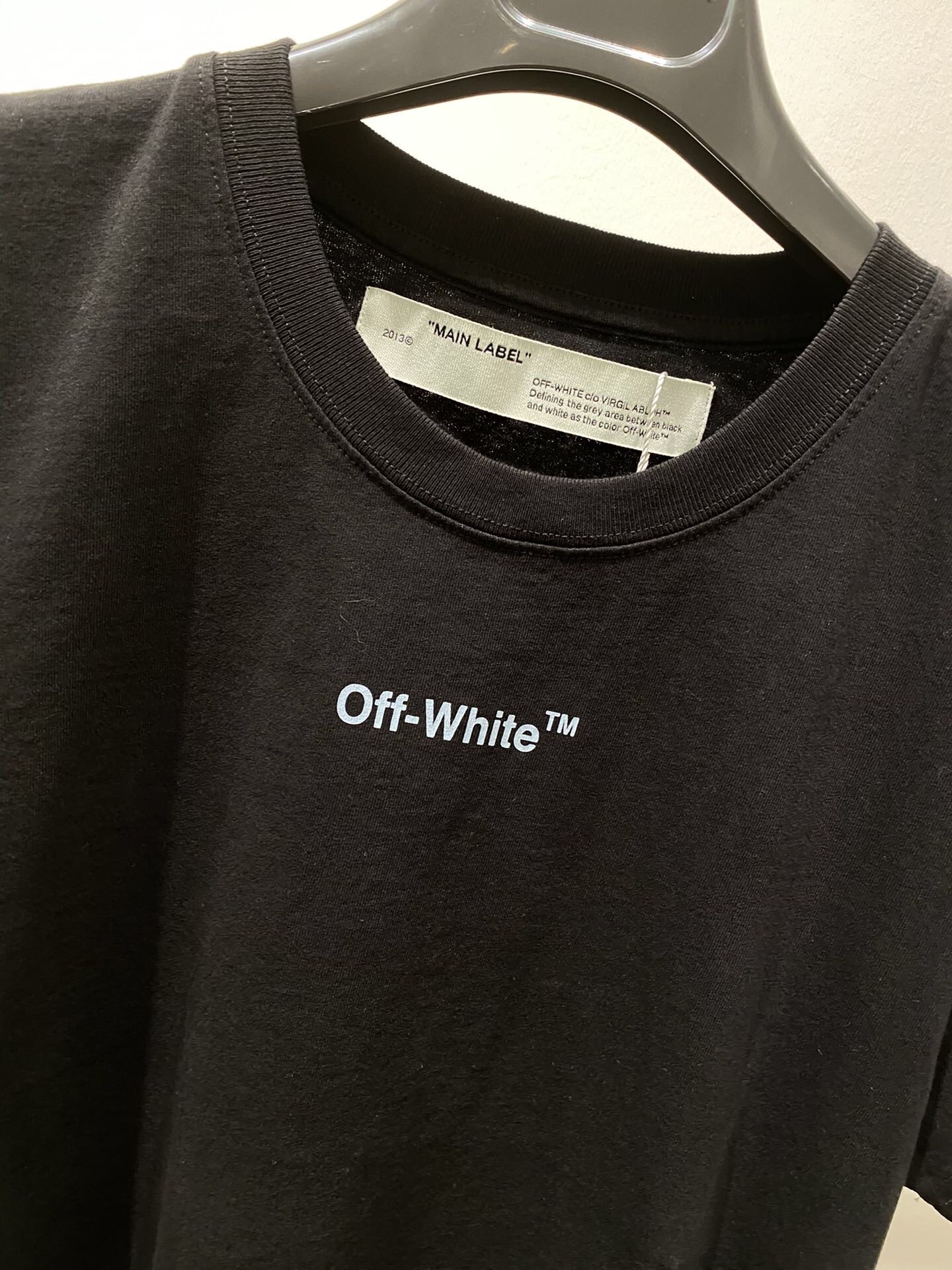 Off-white Graphic Print Cotton T-shirt In Black
