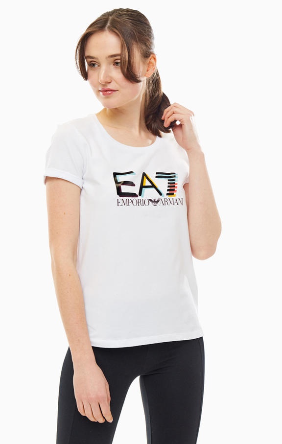 EA7 LOGO PRINTED T-SHIRT
