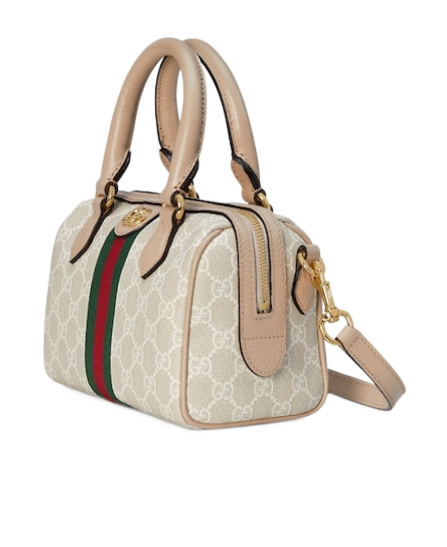 Gucci Mini Ophidia Gg Tote Bag In Nude