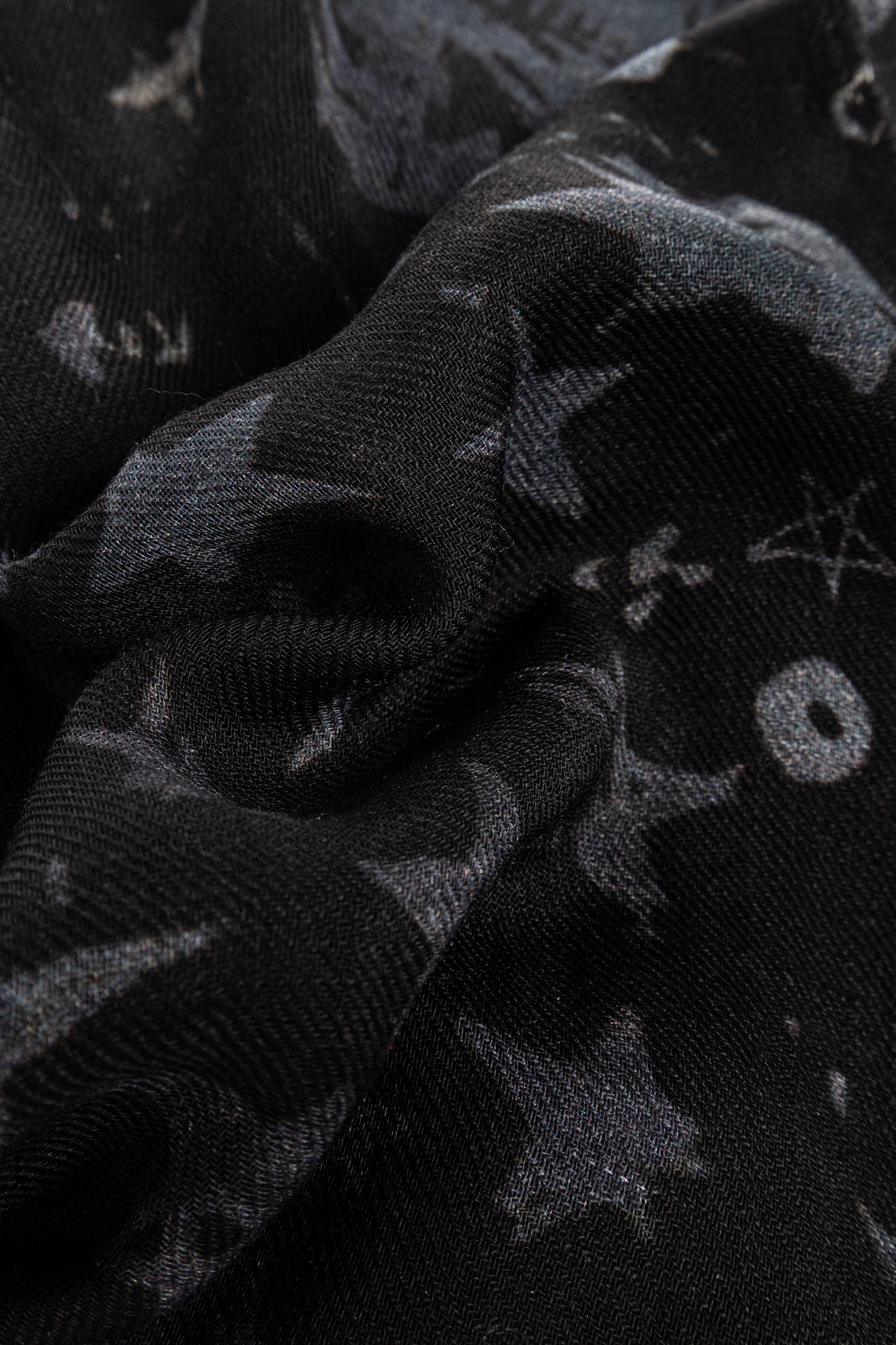 Zadig & Voltaire Star-print Wool Scarf In Animal Print