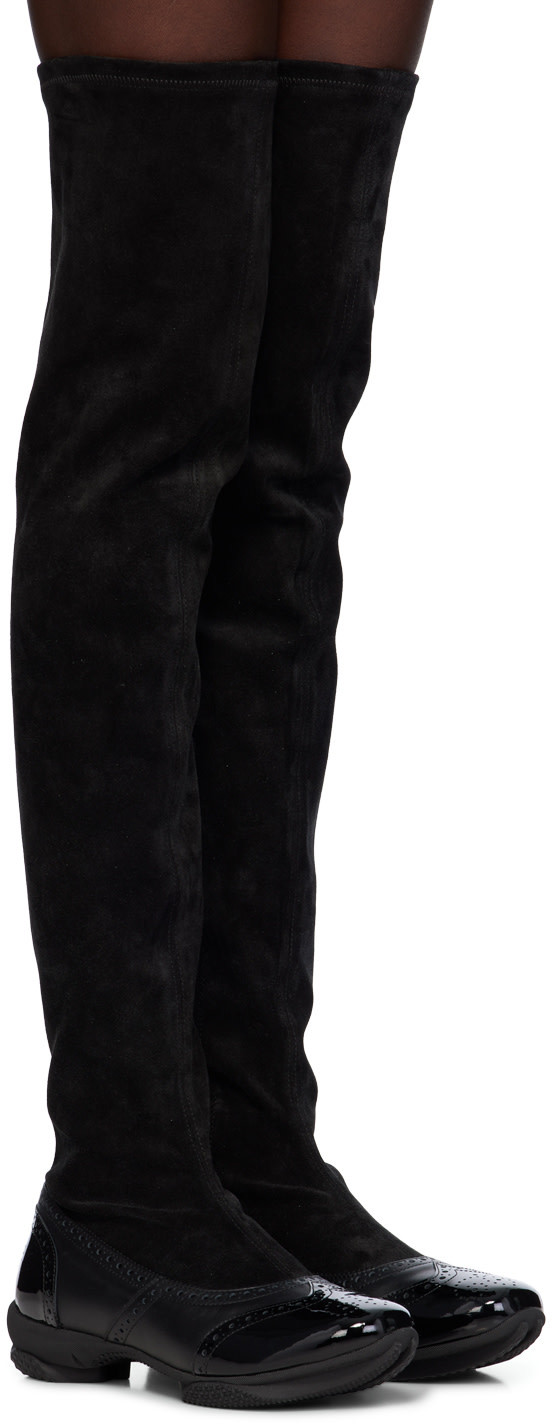 Kiko Kostadinov Black Sonia High Boots In Black
