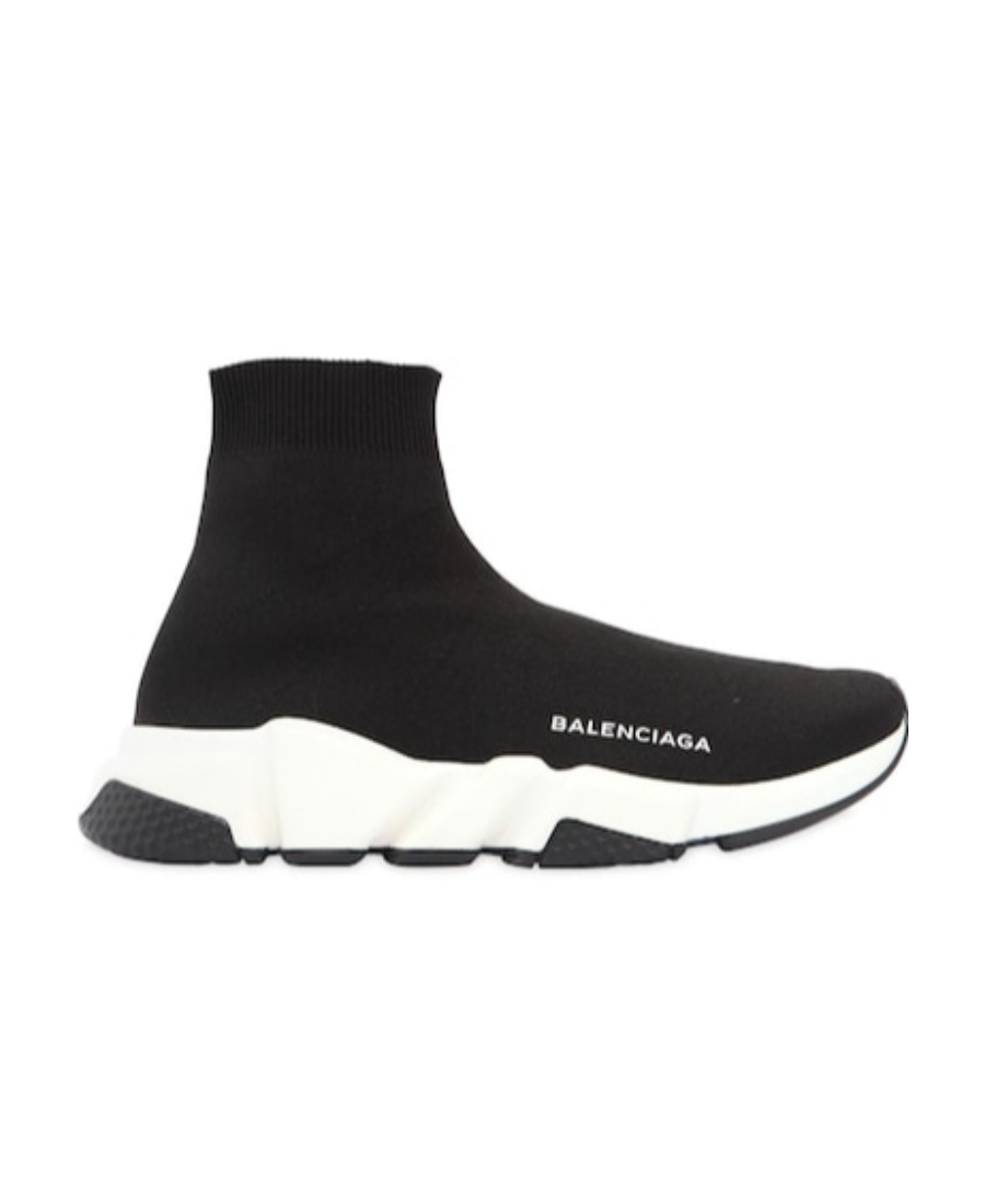 Balenciaga Black 'speed' Knitted Socks Casual Sneakers