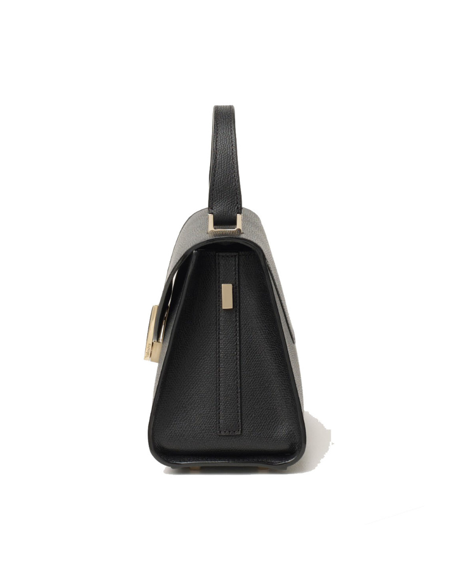 Valextra Mini Iside Top-handle Bag In Black