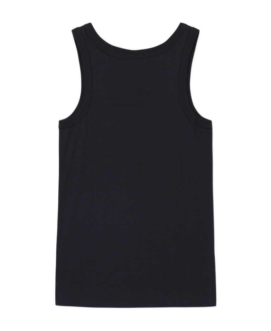 RAF SIMONS SCOOP-NECK SLEEVELESS TOP