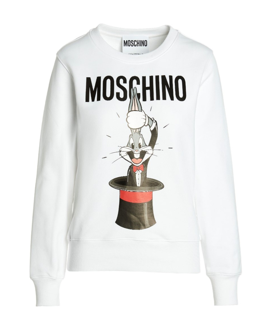 Moschino Bugs Bunny Print Sweatshirt In Multicolor