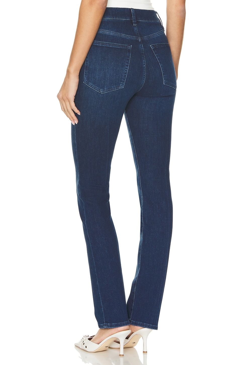 FRAME LE HIGH STRAIGHT JEANS 