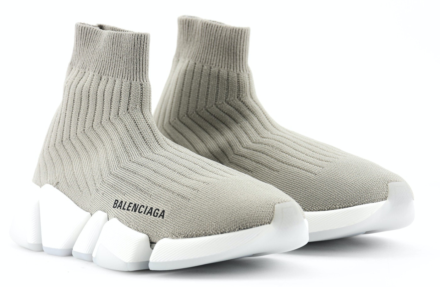 Balenciaga Speed 2.0 Sock-style Sneakers In Gray