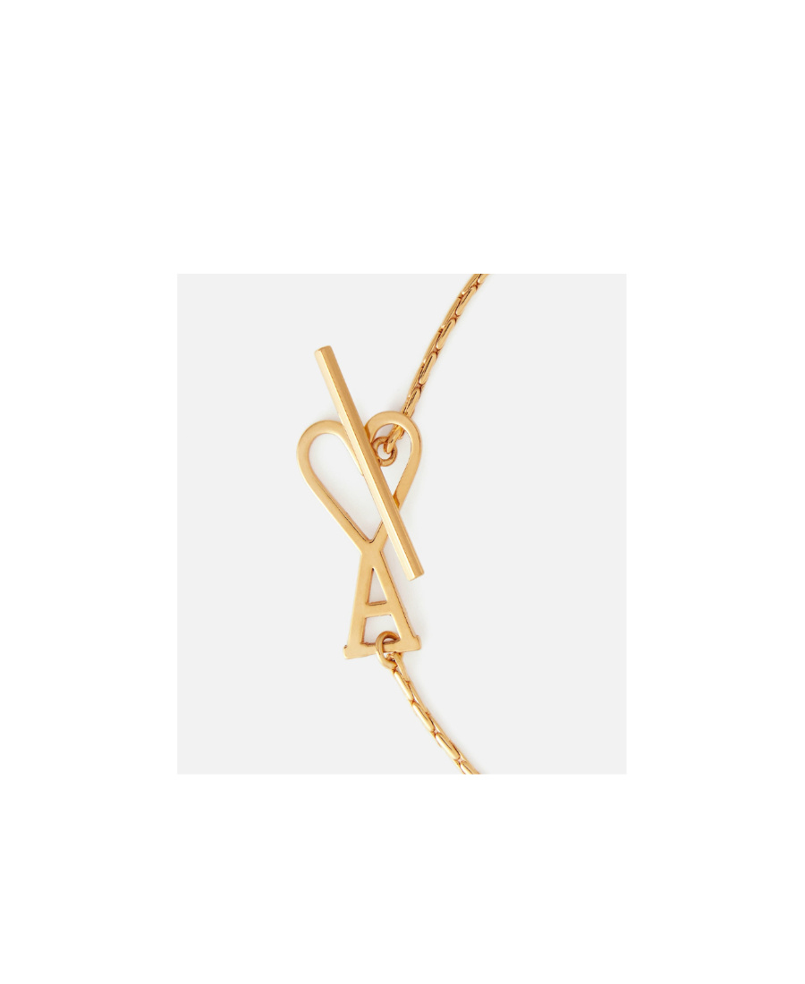 Ami Alexandre Mattiussi Ami De Coeur Bracelet In Yellow