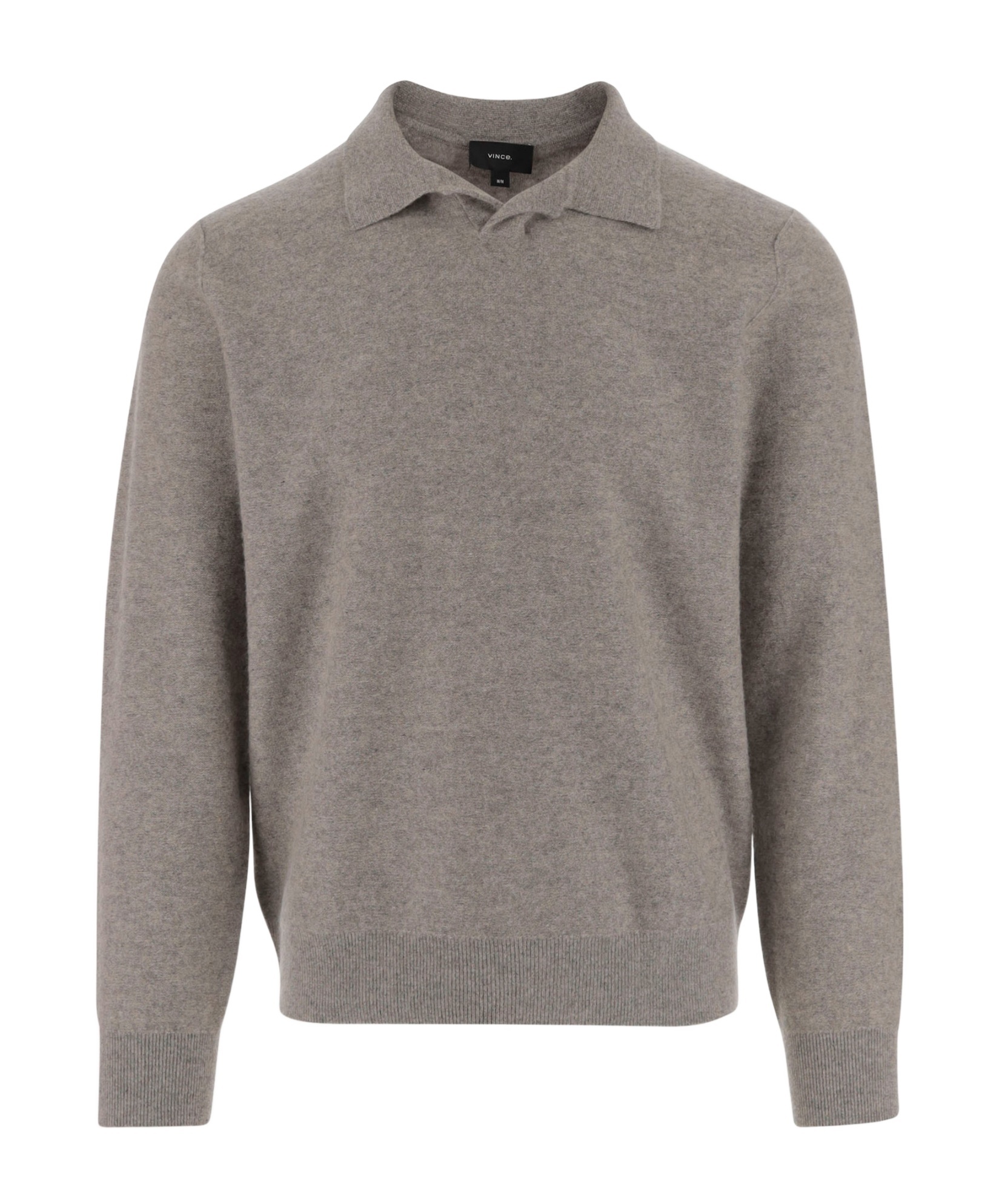 Vince Cashmere Polo Collar Knitwear In Burgundy