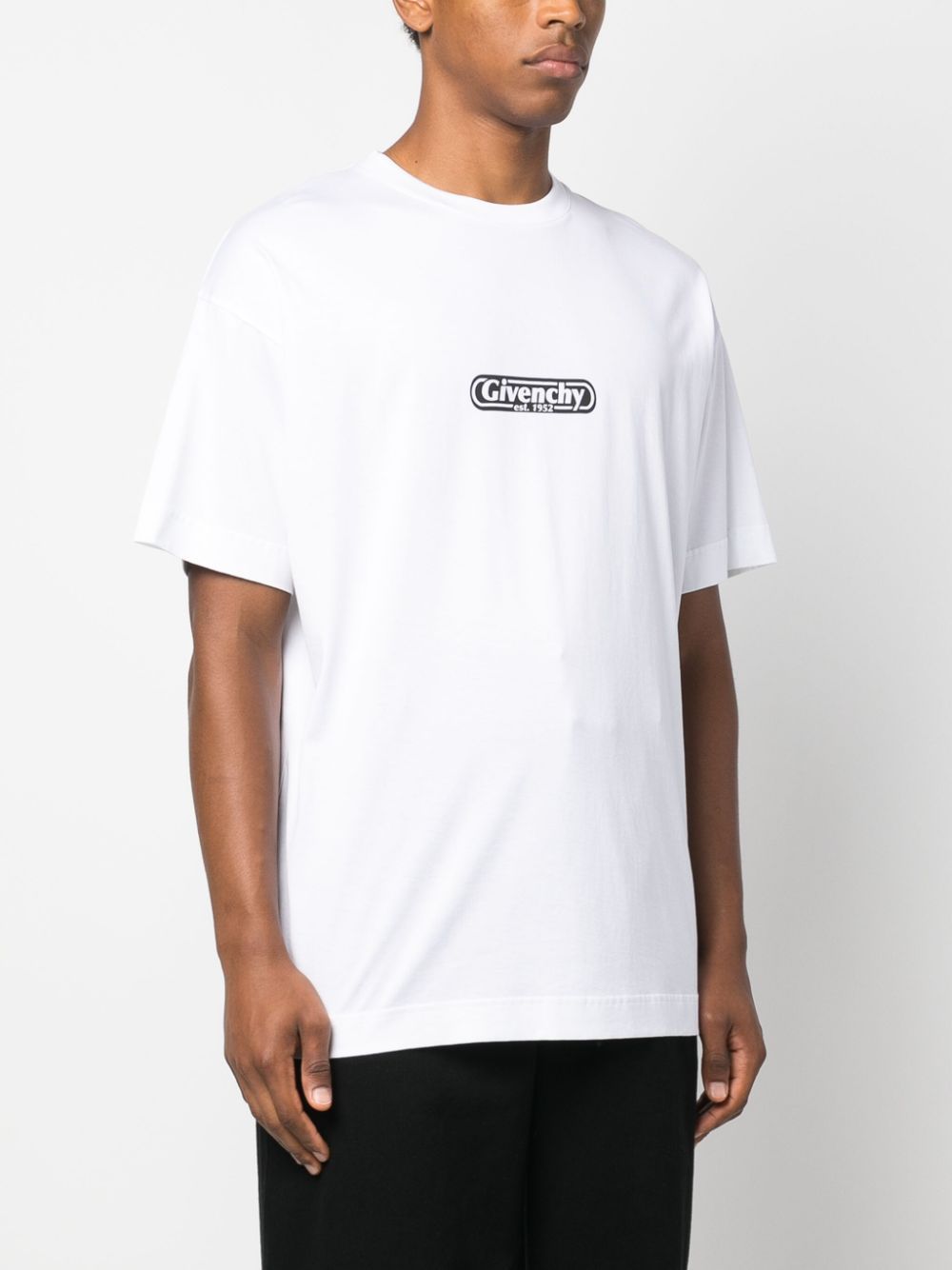 Givenchy Logo Cotton T-shirt In White