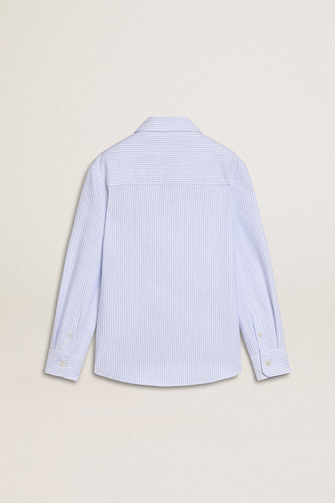 Golden Goose Long Sleeve Shirt In Purple