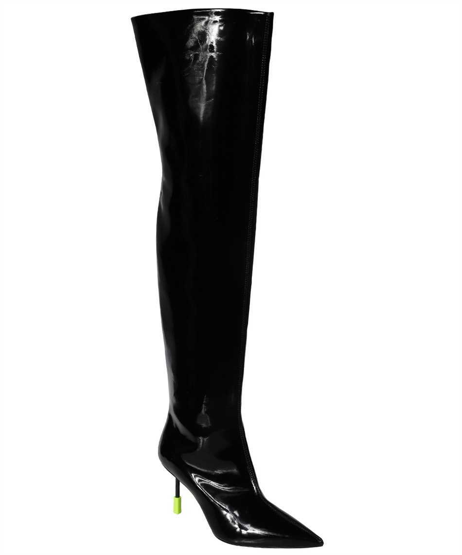 Msgm Stiletto Boots In Black