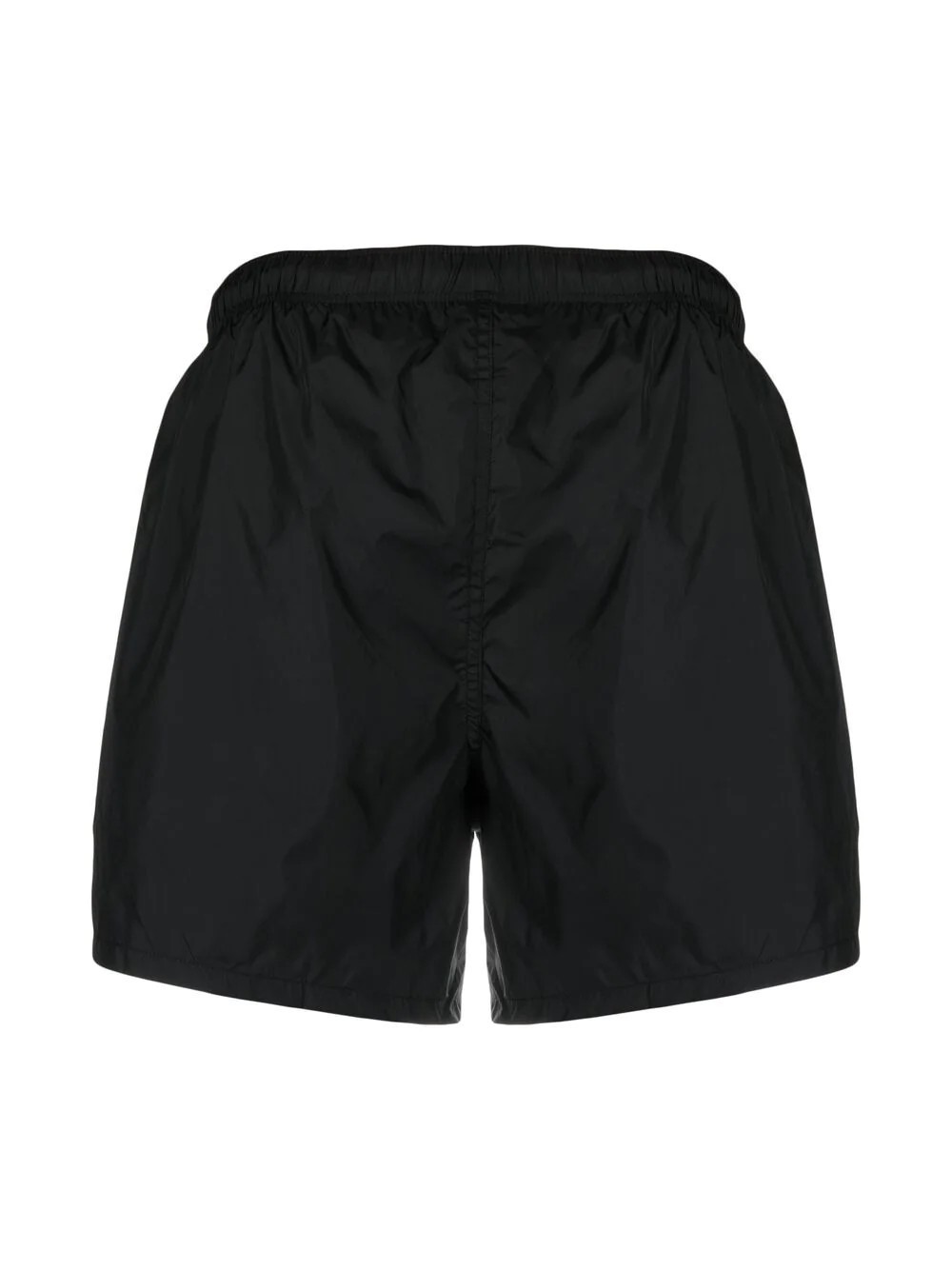 Our Legacy Elastic Waistband Swim Shorts With Side Pockets In Black