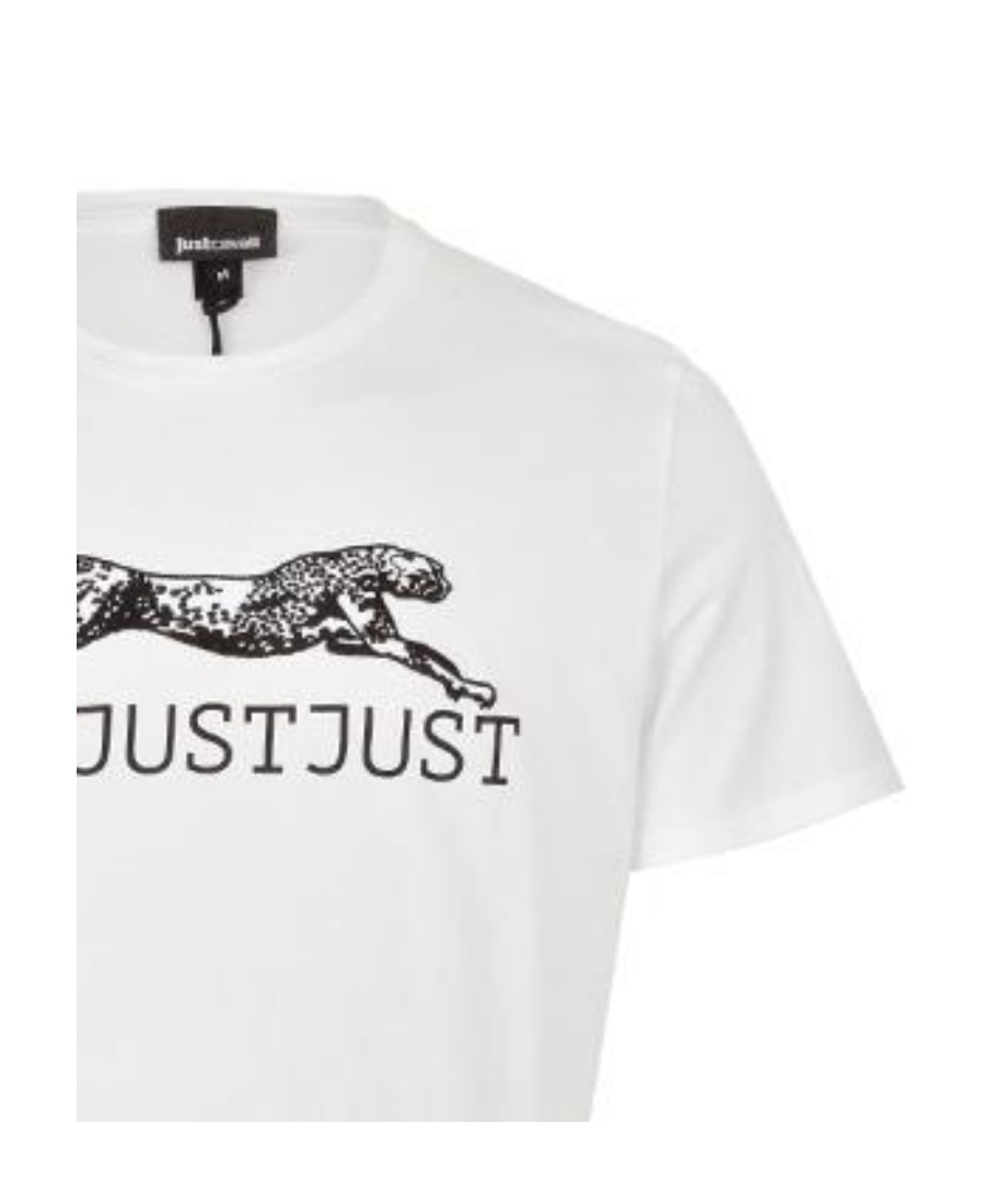 Just Cavalli Printed T-shirt In White