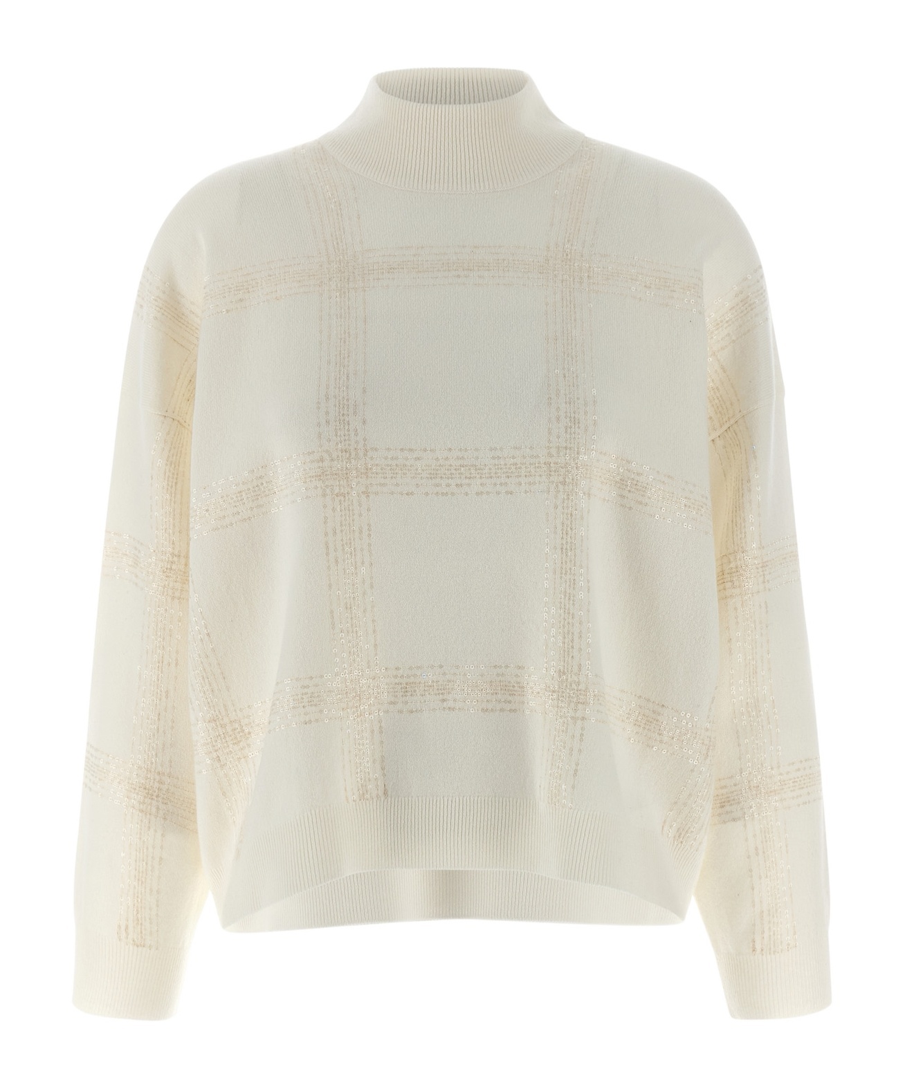 Brunello Cucinelli Long-sleeve Sweater In White